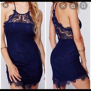 Free People She’s Got It Slip Navy